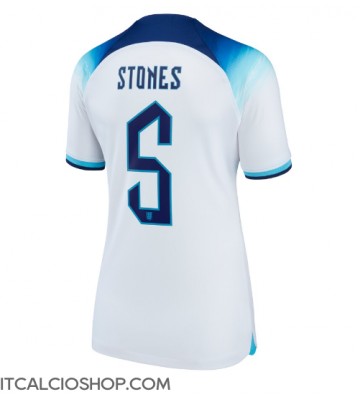 Inghilterra John Stones #5 Prima Maglia Femmina Mondiali 2022 Manica Corta